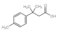3-甲基-3-(4-甲基苯基)丁酸结构式