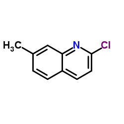 2-氯-7-甲基喹啉结构式