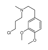 N-甲基-N-(3-氯丙基)-3,4-二甲氧基苯乙胺结构式