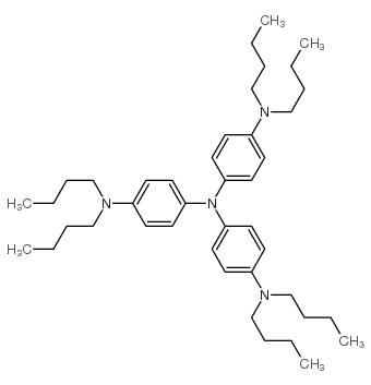 三[4-(二丁胺基)苯基]胺结构式