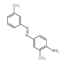 2-methyl-4-(3-methylphenyl)diazenyl-aniline Structure