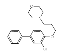 氯地吗啉结构式