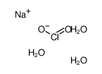 sodium,chlorite,trihydrate Structure
