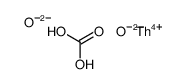 carbonic acid,oxygen(2-),thorium(4+) Structure