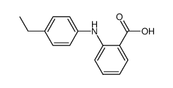 N-(4'-ethylphenyl)-2-aminobenzoic acid结构式