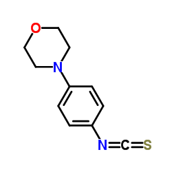 4-吗啉基苯基异硫氰酸酯结构式