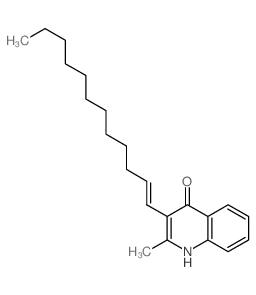 3-dodec-1-enyl-2-methyl-1H-quinolin-4-one结构式