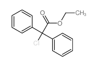 氯(二苯基)乙酸乙酯结构式