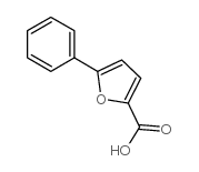5-苯基-2-呋喃羧酸结构式