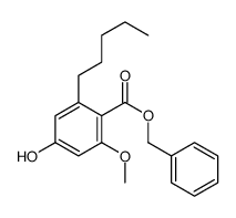 benzyl 4-hydroxy-2-methoxy-6-pentylbenzoate Structure