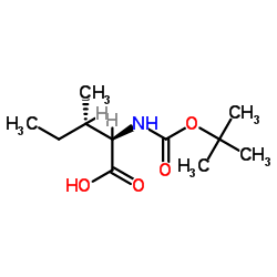 N-叔丁氧羰基-D-别异亮氨酸图片