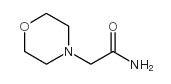 2-吗啉乙酰胺结构式