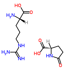 L-Arginine-L-pyroglutamate Structure
