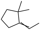2-亚乙基-1,1-二甲基环戊烷结构式