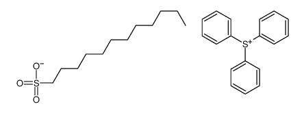 dodecane-1-sulfonate,triphenylsulfanium Structure