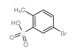 5-BROMO-2-METHYLBENZENE-1-SULFONIC ACID Structure