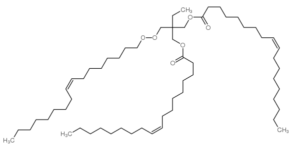 顺式-9十八烯酸-2-乙基-2-[[顺式-9-十八烯酰基)氧基]甲基]-1,3-丙酯结构式