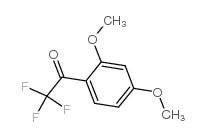 2,2,2-三氟-2',4'-二甲氧基苯乙酮结构式