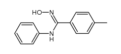 N-phenyl 4-methylbenzamidoxime结构式