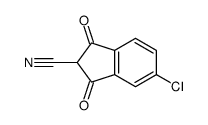 5-chloro-1,3-dioxoindene-2-carbonitrile Structure