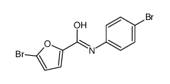 5-bromo-N-(4-bromophenyl)furan-2-carboxamide结构式