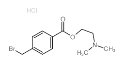 2-(dimethylamino)ethyl 4-(bromomethyl)benzoate,hydrochloride Structure