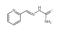 Hydrazinecarbothioamide, 2-(2-pyridinylmethylene)-, (E)-结构式