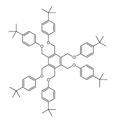 1,2,3,4,5,6-hexakis[(4-tert-butylphenoxy)methyl]benzene结构式