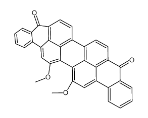 16,17-Dimethoxyanthra[9,1,2-cde]benzo[rst]pentaphene-5,10-dione结构式