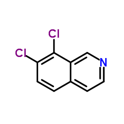 7,8-二氯异喹啉结构式