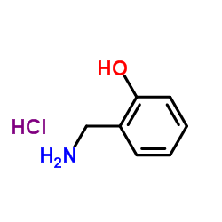 2-(氨基甲基)苯酚盐酸盐结构式