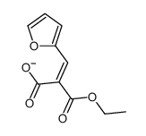 2-ethoxycarbonyl-3-(furan-2-yl)prop-2-enoate Structure