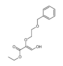 ethyl 3-hydroxy-2-(2-phenylmethoxyethoxy)prop-2-enoate Structure