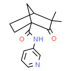 Bicyclo[2.2.1]heptane-1-carboxamide, 3,3-dimethyl-2-oxo-N-3-pyridinyl- (9CI)结构式