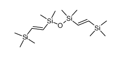 1,1,3,3-tetramethyl-1,3-bis[2-(trimethylsilyl)ethenyl]-(E,E)-disiloxane Structure