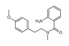 2-amino-N-[2-(4-methoxyphenyl)ethyl]-N-methylbenzamide Structure