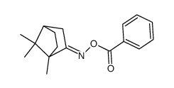 bornan-2-one-(O-benzoyl oxime )结构式