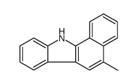 Benzocarbazole, methyl- Structure