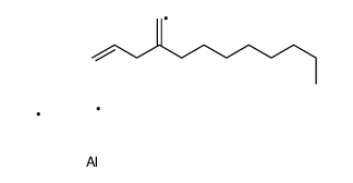 dimethyl(2-prop-2-enyldec-1-enyl)alumane Structure
