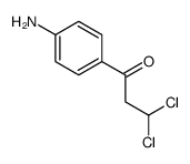 1-(4-aminophenyl)-3,3-dichloropropan-1-one结构式