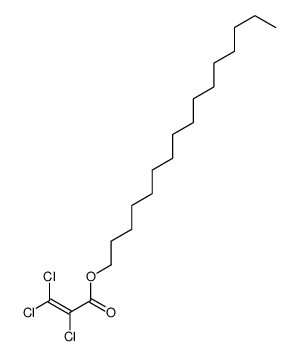 hexadecyl 2,3,3-trichloroprop-2-enoate Structure