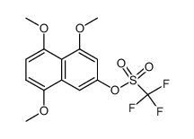 4,5,8-trimethoxynaphthalen-2-yl trifluoromethanesulfonate Structure