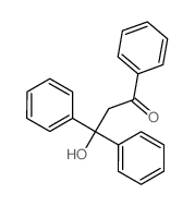 1-Propanone,3-hydroxy-1,3,3-triphenyl-结构式