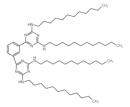 1,3,5-Triazine-2,4-diamine, 6,6'-(1,3-phenylene)bis[N,N'-didodecyl- (en)结构式