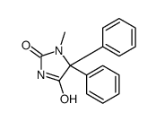 1-methyl-5,5-diphenylimidazolidine-2,4-dione Structure