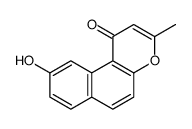 9-hydroxy-3-methylbenzo[f]chromen-1-one结构式