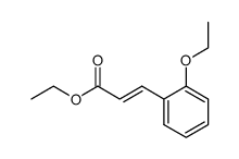 ethyl (E)-3-(2-ethoxyphenyl)propionate结构式