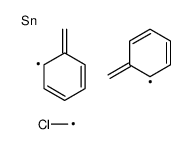dibenzyl(chloromethyl)stannane Structure