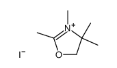 2,3,4,4-tetramethyl-2-oxazolinium iodide Structure