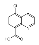 5-氯喹啉-8-羧酸结构式